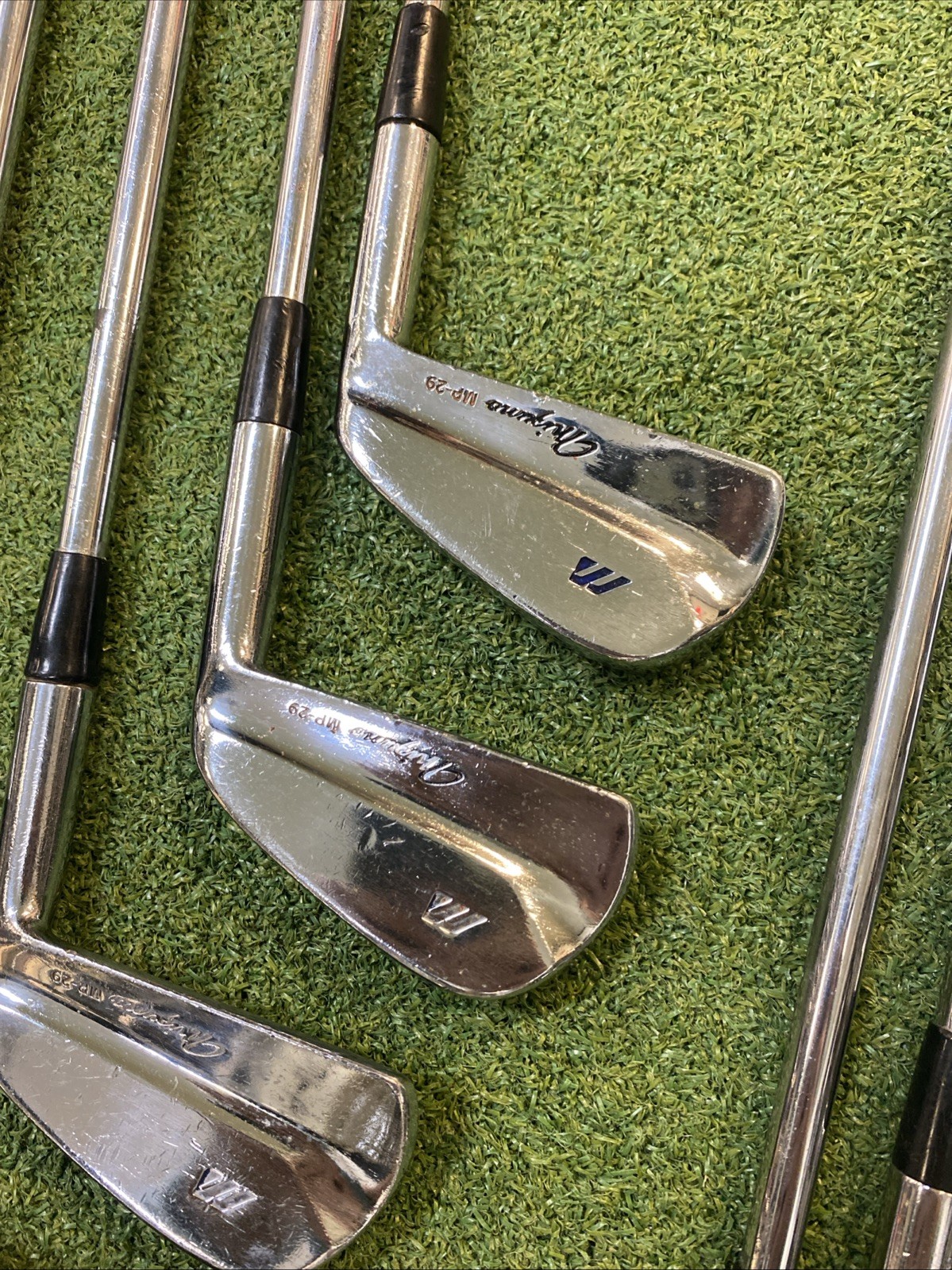 Used RH Mizuno MP-29 Iron Set 2-PW Dynamic Gold Stiff Flex Steel - Image 4