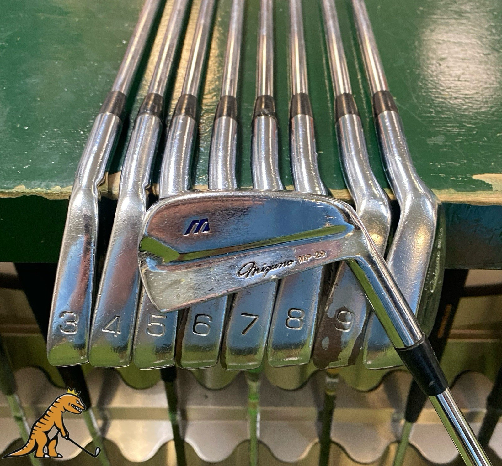 Used RH Mizuno MP-29 Iron Set 2-PW Dynamic Gold Stiff Flex Steel