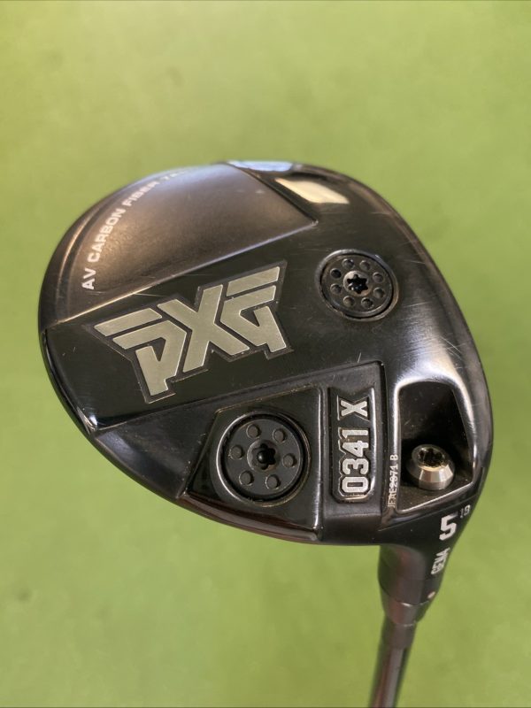 Used RH PXG 0341 X Gen 4 18* 5-Wood Kuro Kage 70g Graphite Stiff Flex