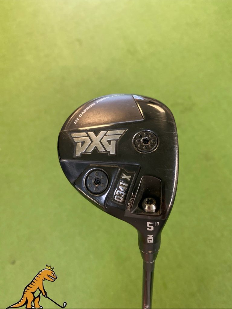 Used RH PXG 0341 X Gen 4 18* 5-Wood Kuro Kage 70g Graphite Stiff Flex