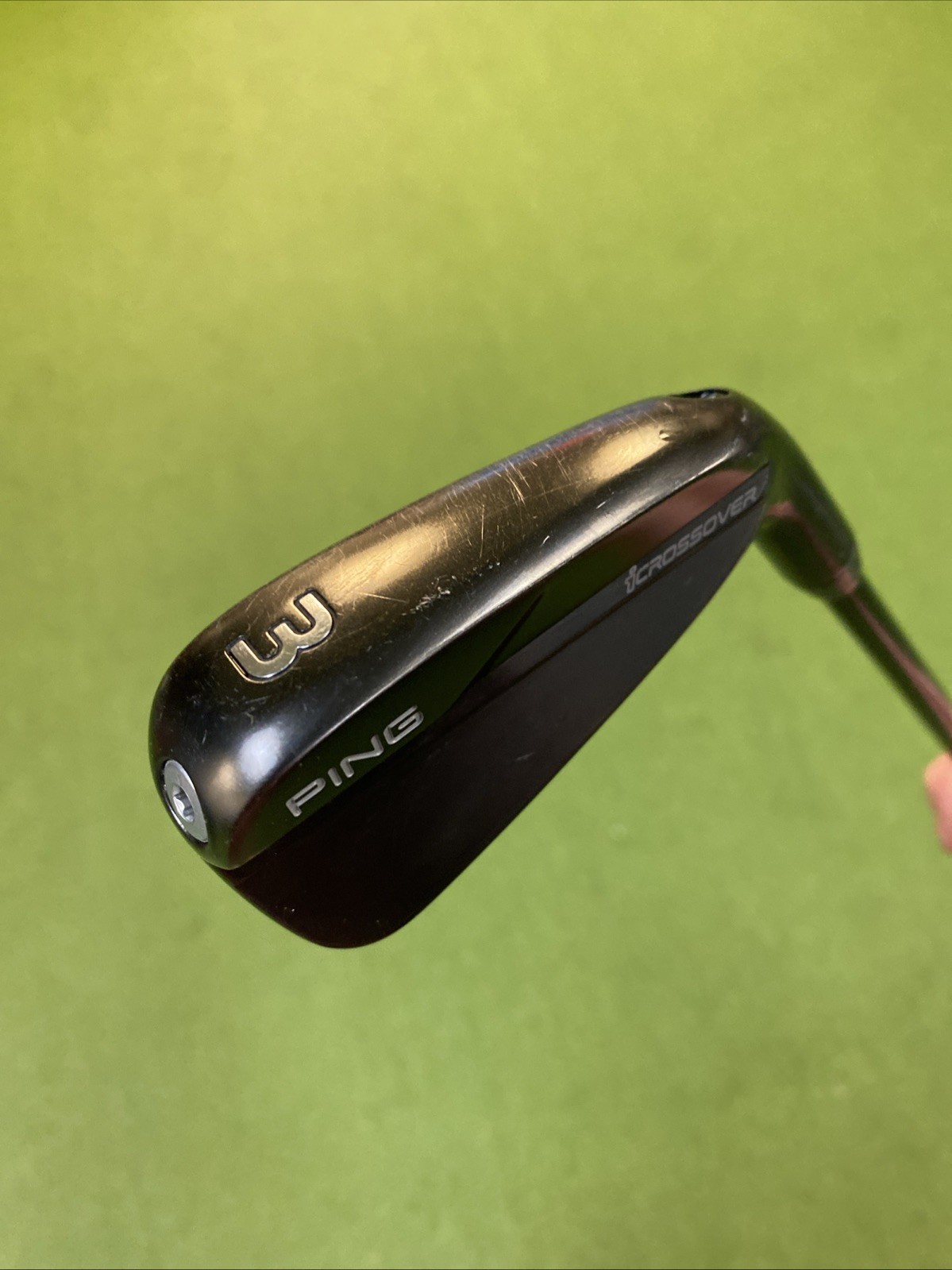 Used RH Ping iCrossover Black 3 Iron Kaili 80g Stiff Flex Graphite - Image 3