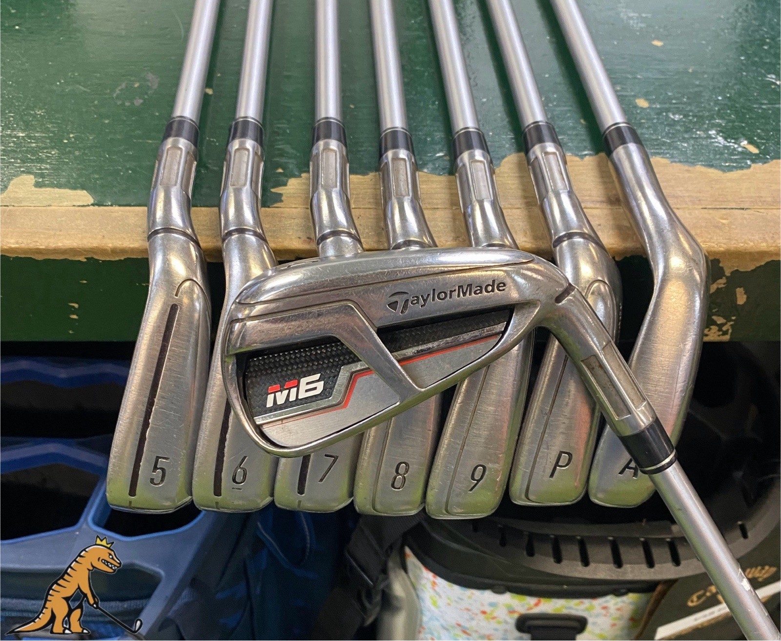 Used RH TaylorMade M6 Iron Set 4-PW-GW Tensei CK 70g Graphite Regular Flex