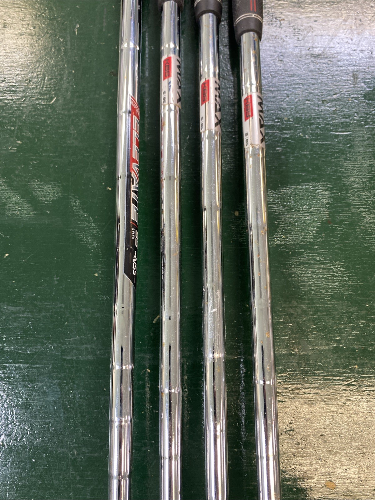 Used RH TaylorMade M6 Iron Set 7-GW KBS Max 85g Stiff Flex Steel - Image 11