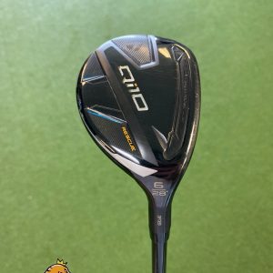 Used RH TaylorMade Qi10 Rescue 28* 6 Hybrid Fujikura Ventus Graphite Senior + HC