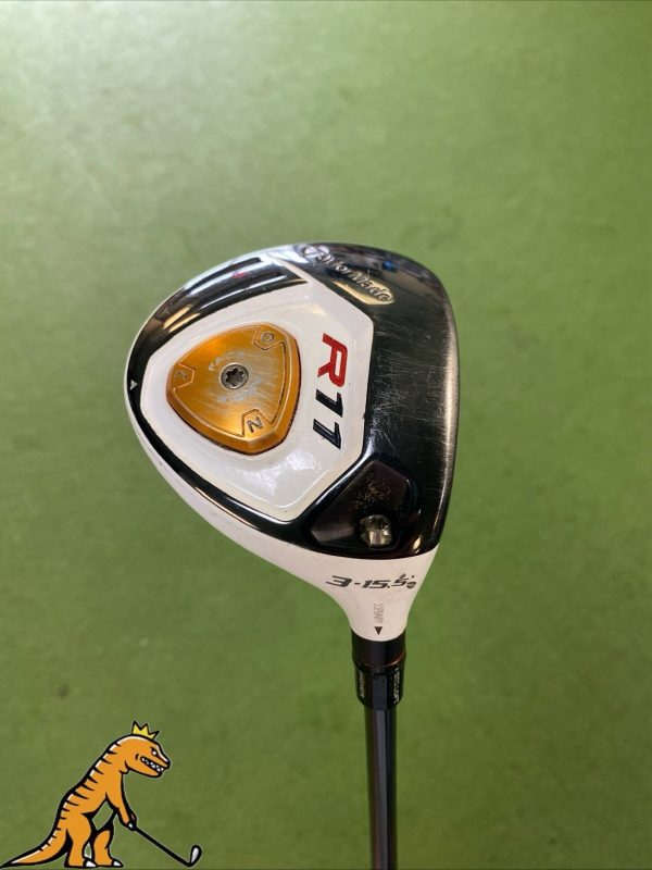 Used RH TaylorMade R11 15.5* 3-Wood Fujikura Motore Graphite Stiff Flex