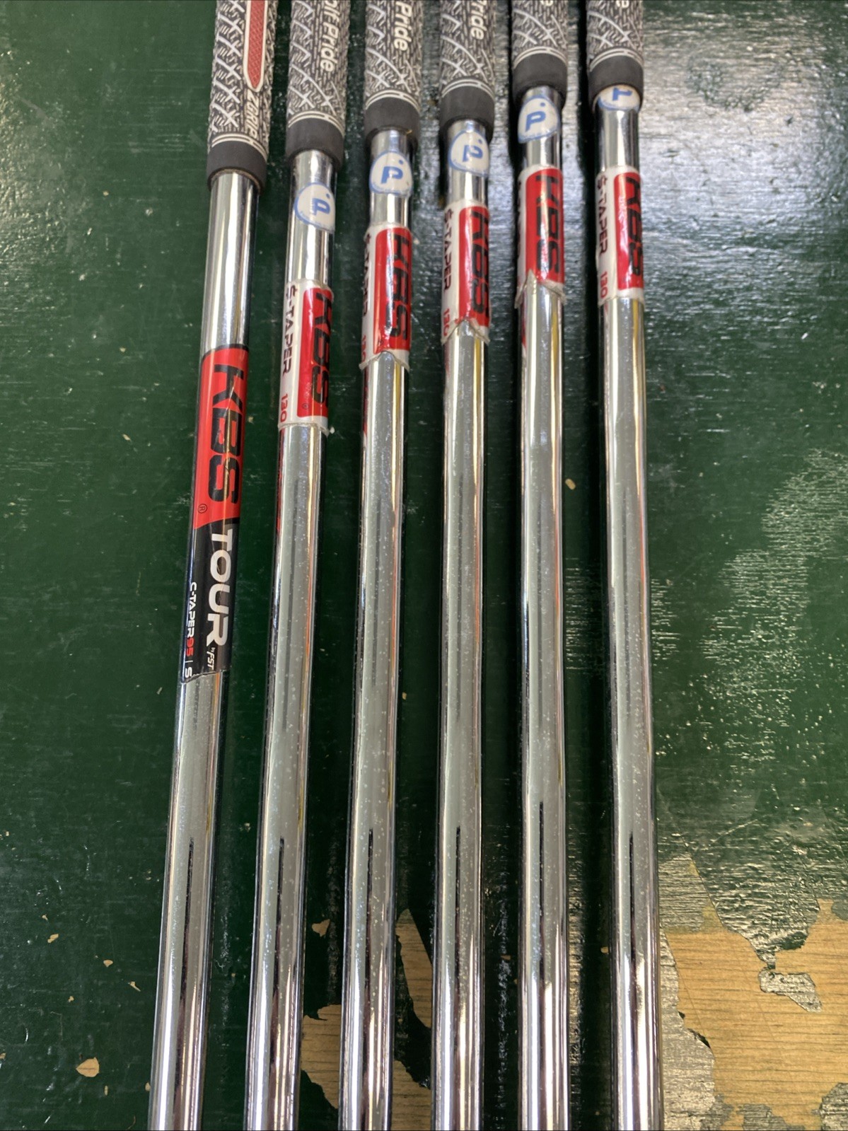Used RH TaylorMade Tour Preferred MC Iron Set 5-PW KBS $-Taper Pured 130g Steel - Image 15
