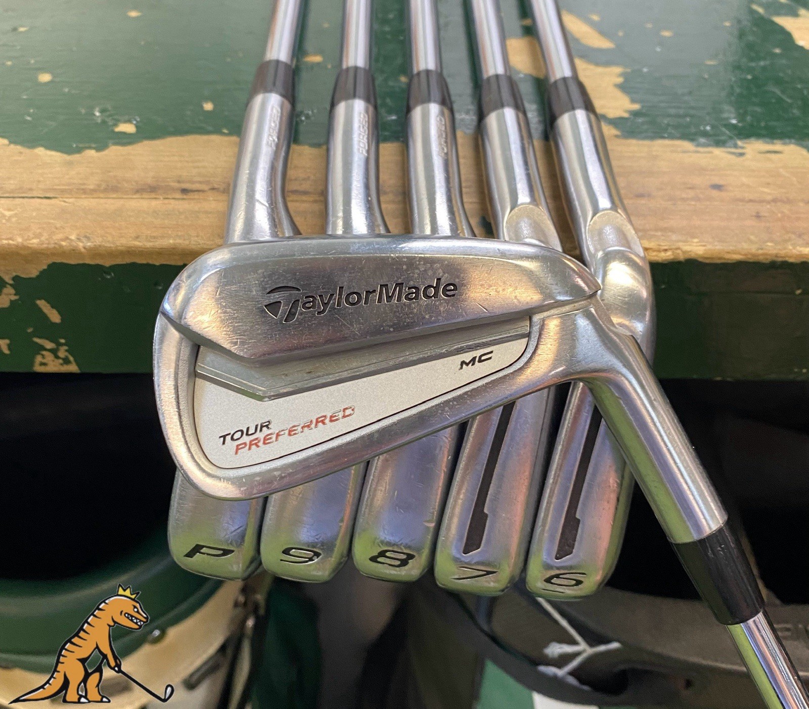 Used RH TaylorMade Tour Preferred MC Iron Set 5-PW KBS $-Taper Pured 130g Steel