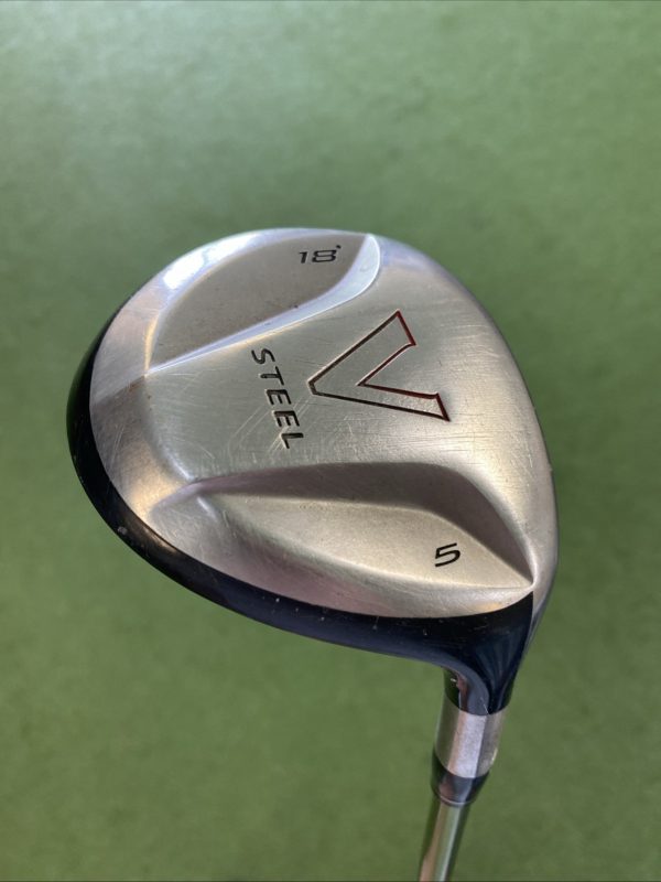 Used RH TaylorMade V Steel 18* 5-Wood Aldila NV 65g Graphite Stiff Flex - Image 3