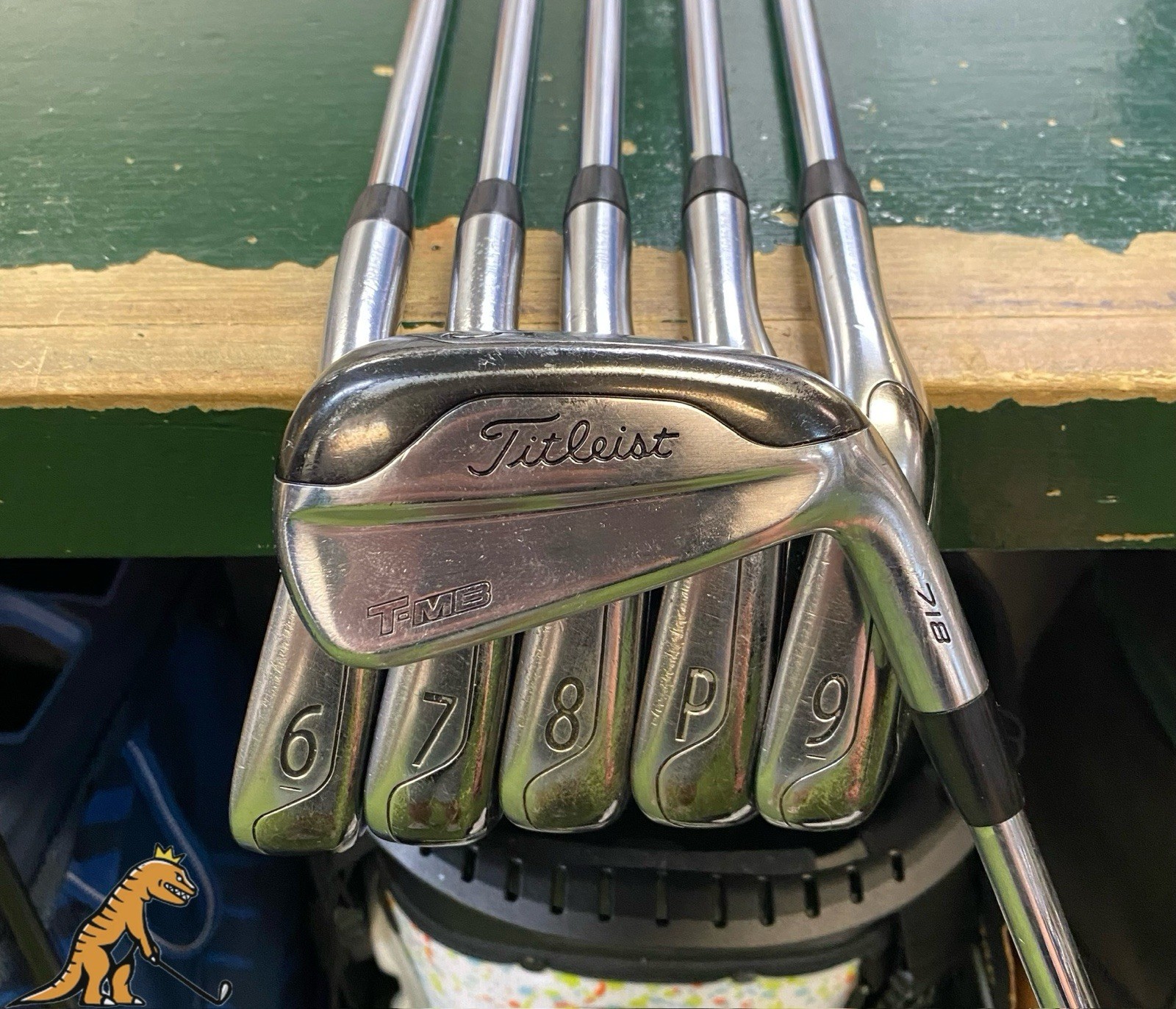 Used RH Titleist 718 T-MB Iron Set 5-PW KBS $-Taper 125g Steel