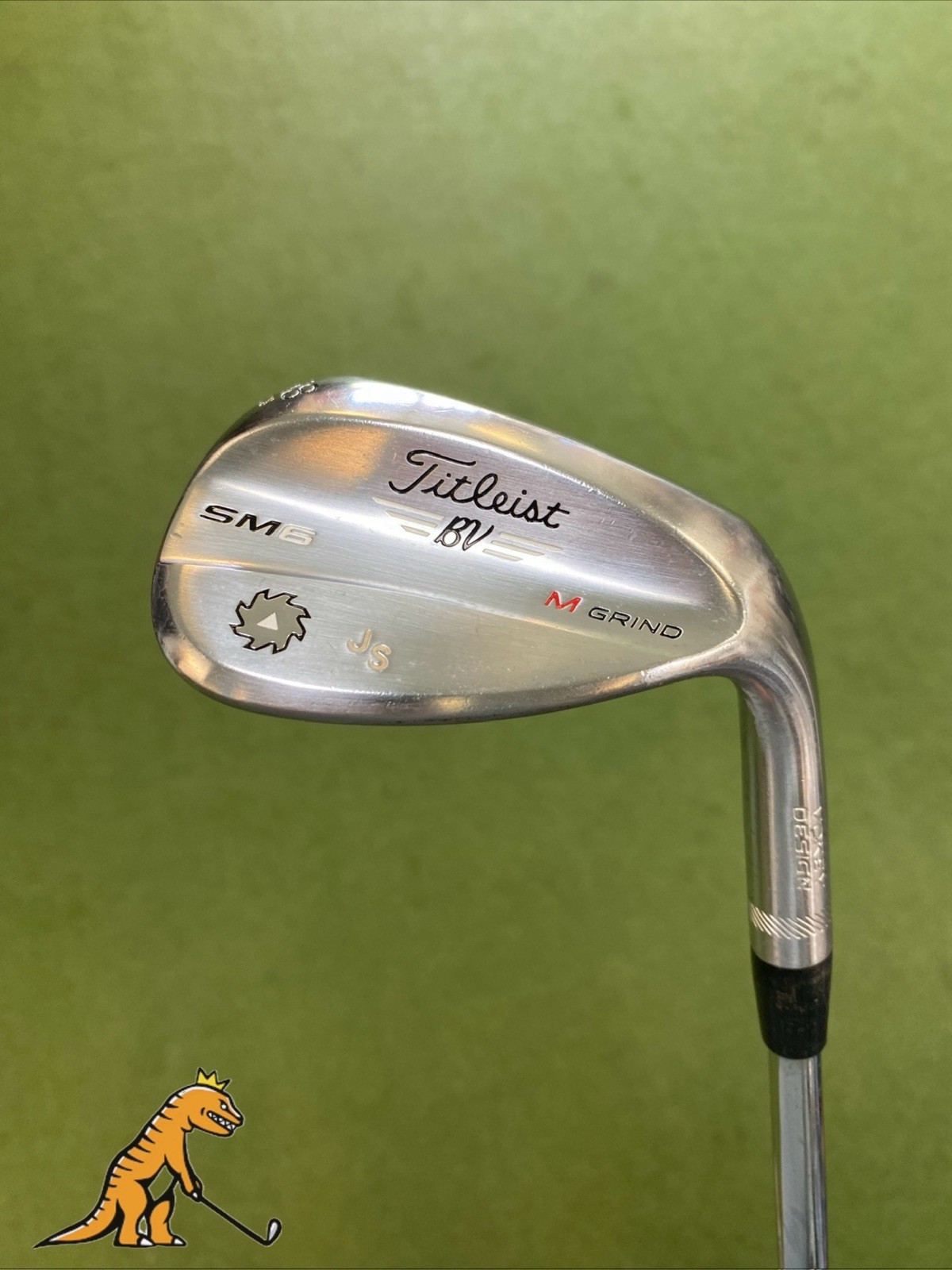 Used RH Titleist Vokey SM6 Tour Chrome 58.08* Lob Wedge Dynamic Gold Tour Issue