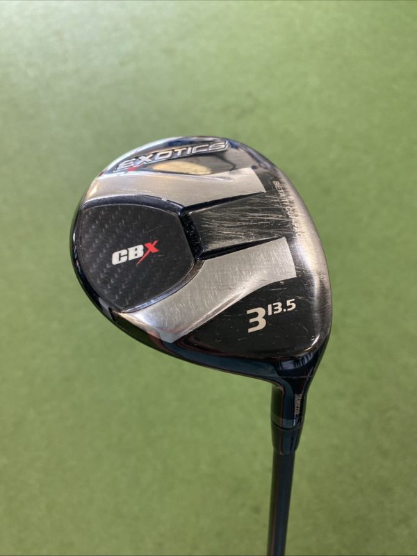 Used RH Tour Edge Exotics CBX 13.5* 3-Wood HZRDUS Yellow 76g Graphite - Image 3