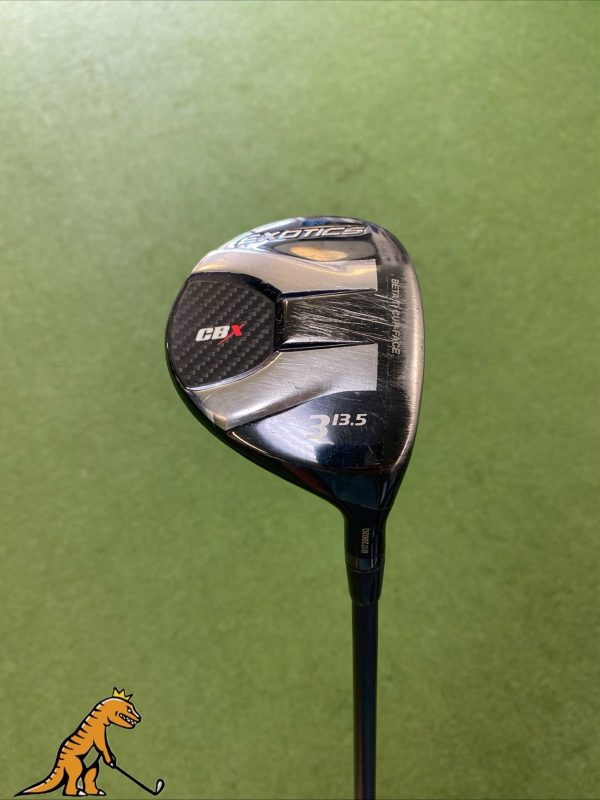 Used RH Tour Edge Exotics CBX 13.5* 3-Wood HZRDUS Yellow 76g Graphite