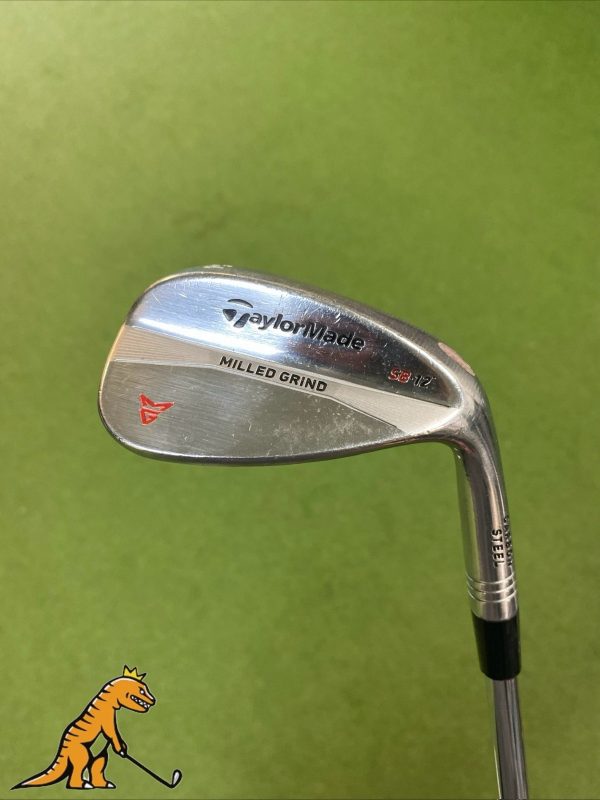 Used TaylorMade Milled Grind 56.12* Sand Wedge Dynamic Gold Steel Wedge Flex