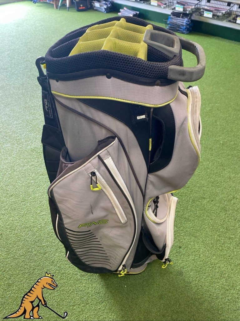 Ping Hoofer Cart Golf Bag Grey/Green 14-Way