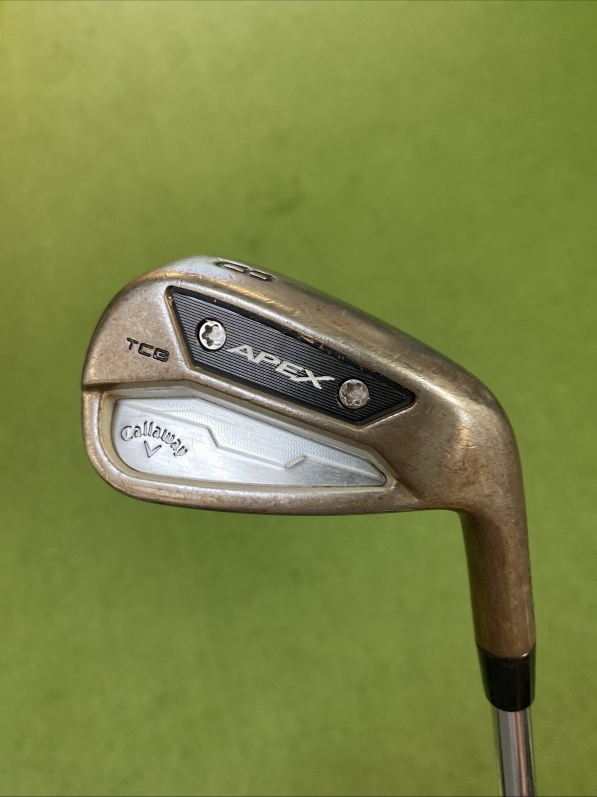 Tour Issue Callaway Apex TCB ‘24 Raw Iron Set 4-PW Dynamic Gold Tour Issue Steel - Image 11