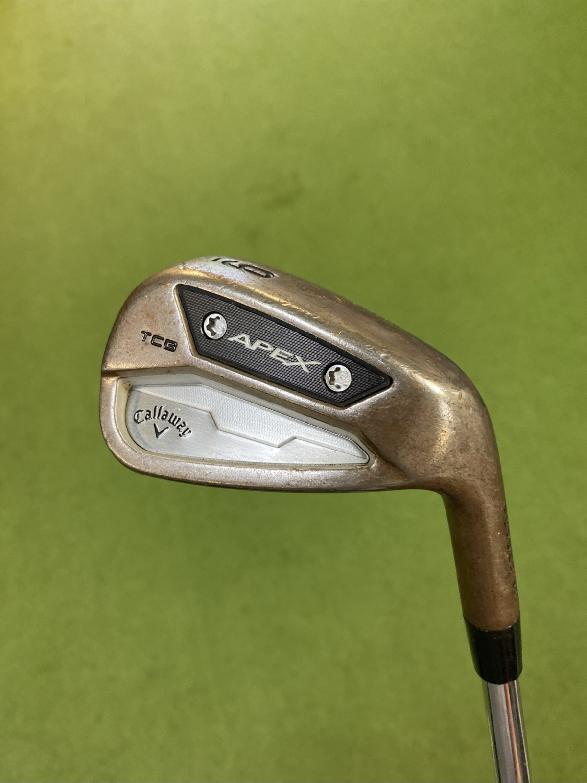 Tour Issue Callaway Apex TCB ‘24 Raw Iron Set 4-PW Dynamic Gold Tour Issue Steel - Image 13