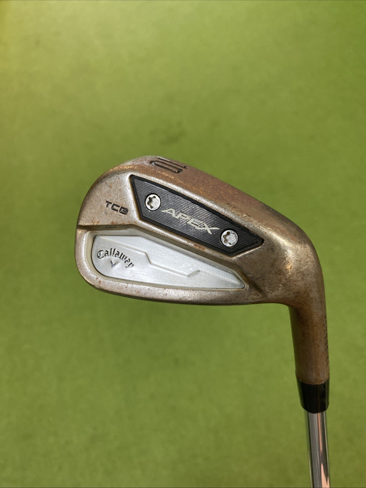 Tour Issue Callaway Apex TCB ‘24 Raw Iron Set 4-PW Dynamic Gold Tour Issue Steel - Image 15