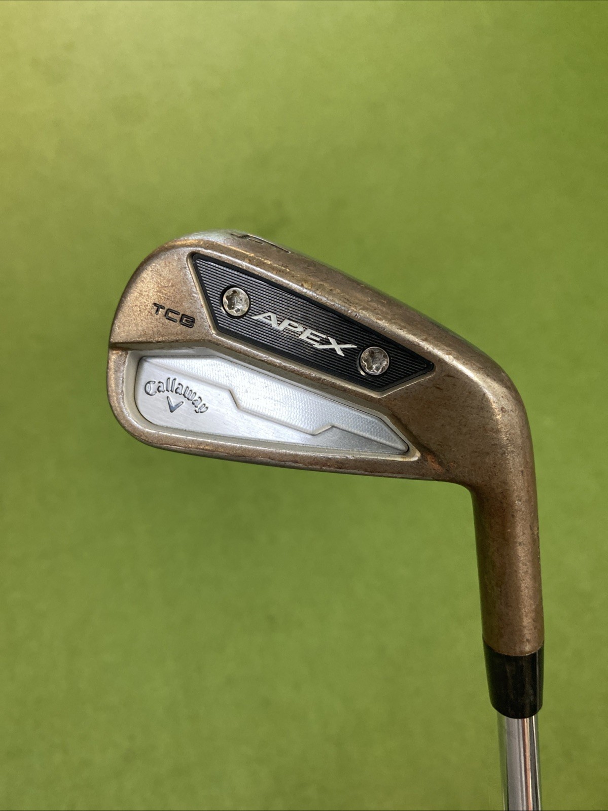 Tour Issue Callaway Apex TCB ‘24 Raw Iron Set 4-PW Dynamic Gold Tour Issue Steel - Image 3