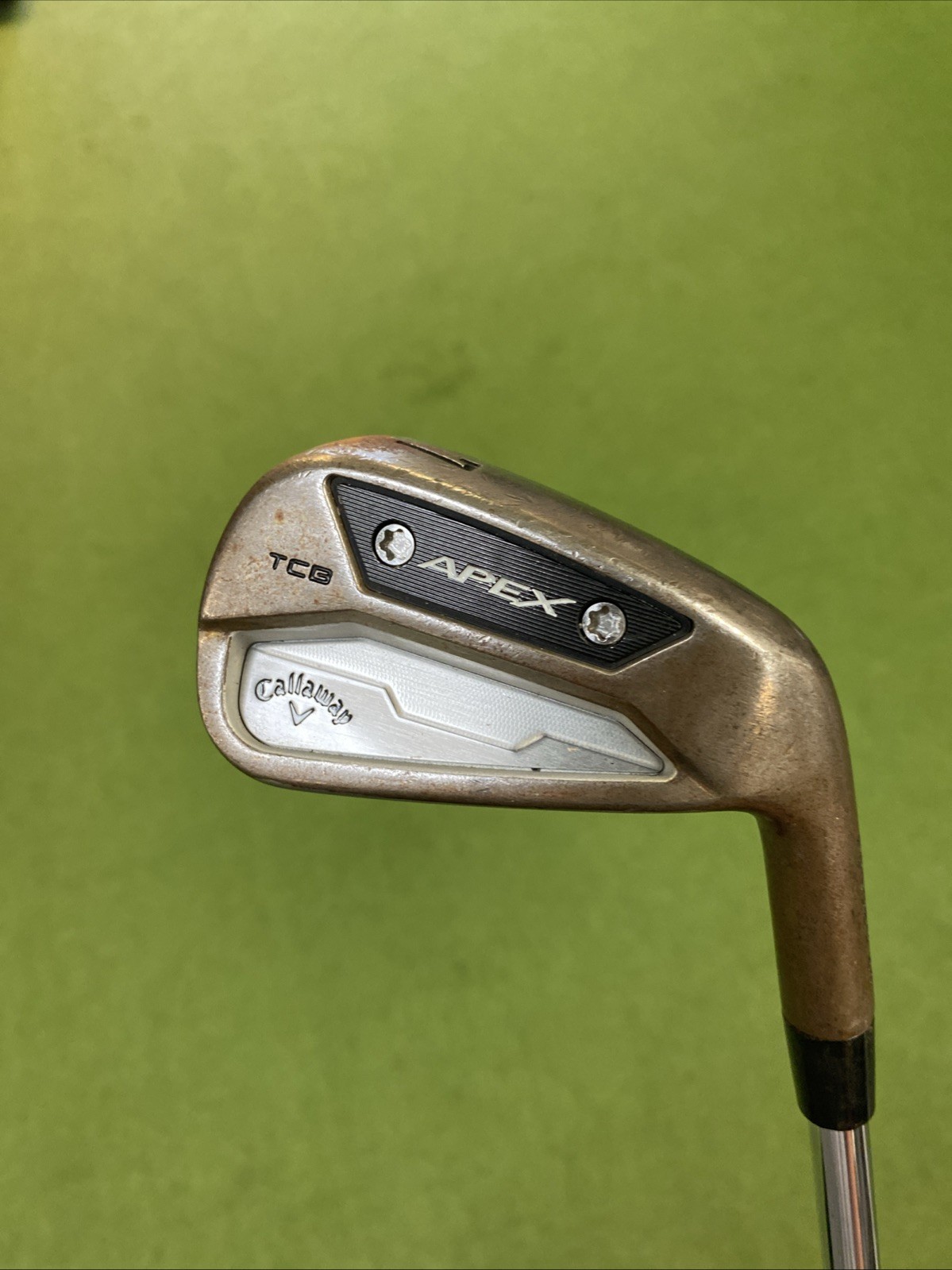 Tour Issue Callaway Apex TCB ‘24 Raw Iron Set 4-PW Dynamic Gold Tour Issue Steel - Image 9