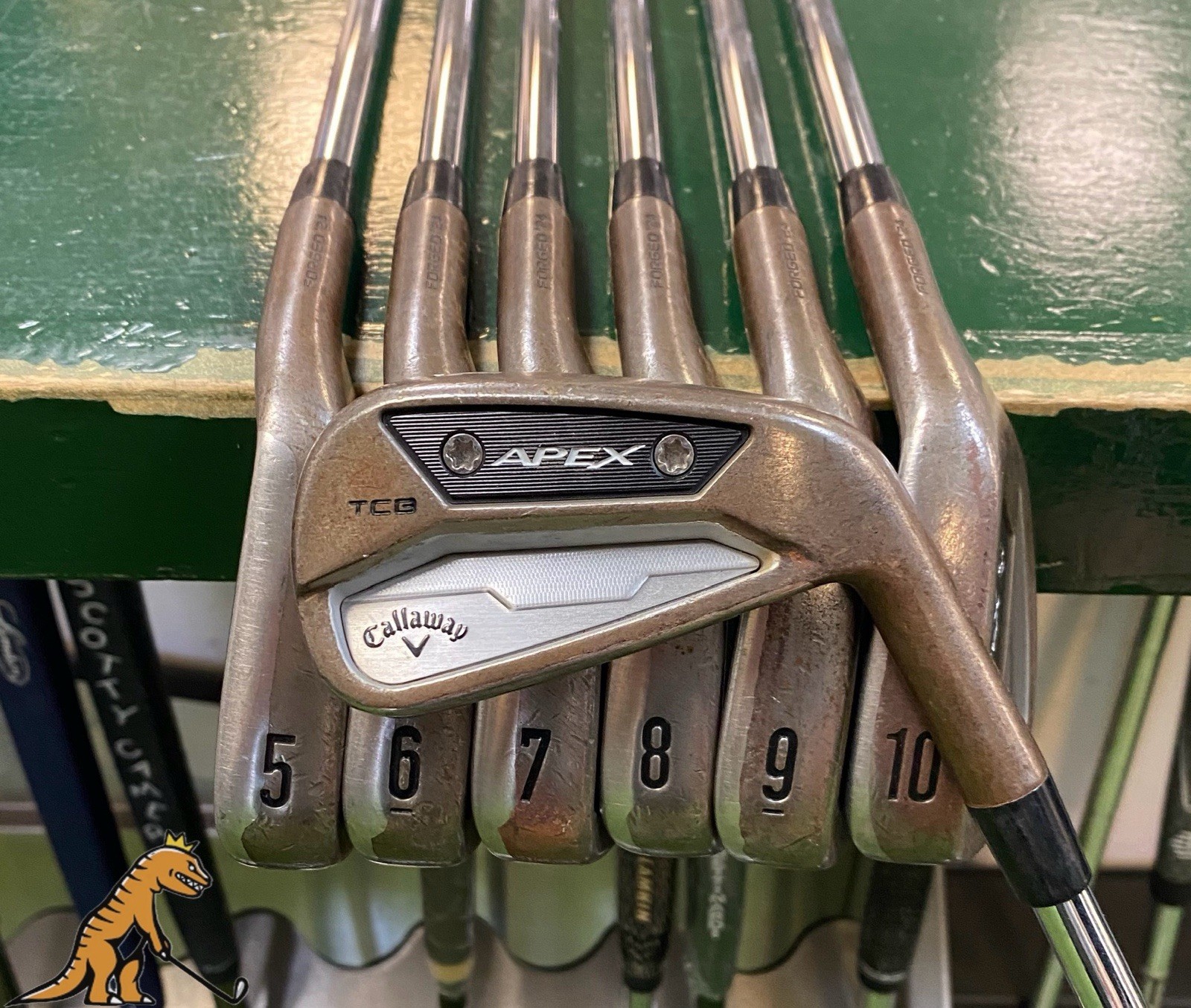 Tour Issue Callaway Apex TCB ‘24 Raw Iron Set 4-PW Dynamic Gold Tour Issue Steel