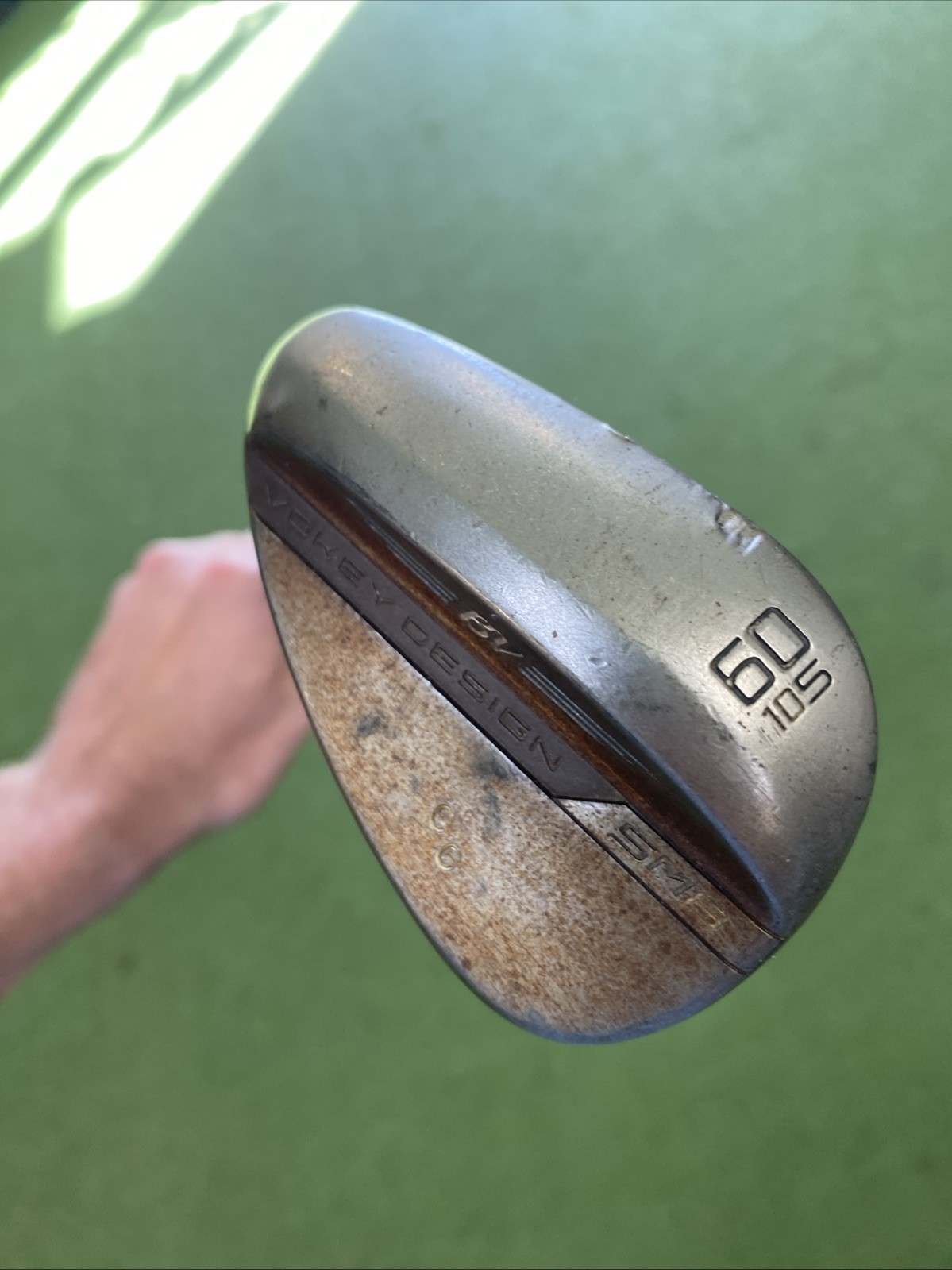 Tour Issue LH Titleist Vokey SM8 Raw 60.10* Lob Wedge Project X Steel Stiff Flex - Image 4