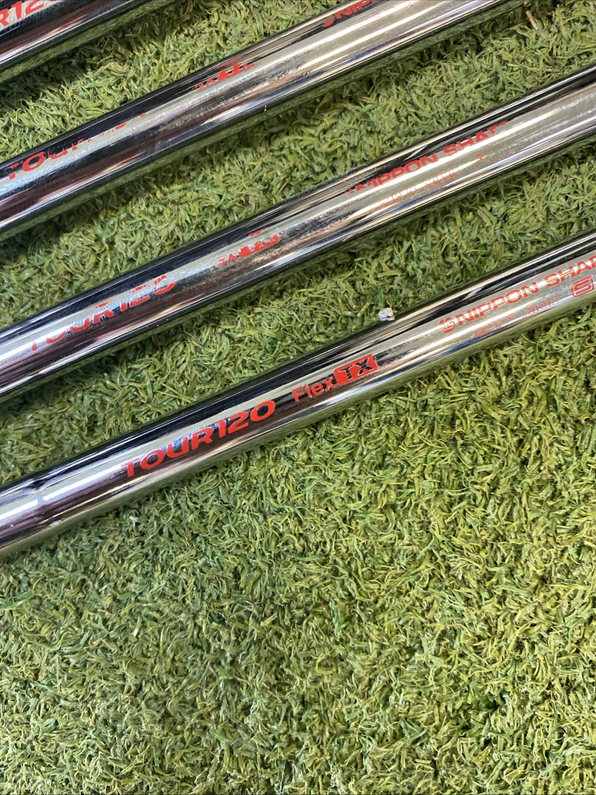 Tour Issue Nippon NS Pro Modus Tour 120g TX Steel Iron Set Shafts 4-PW - Image 5