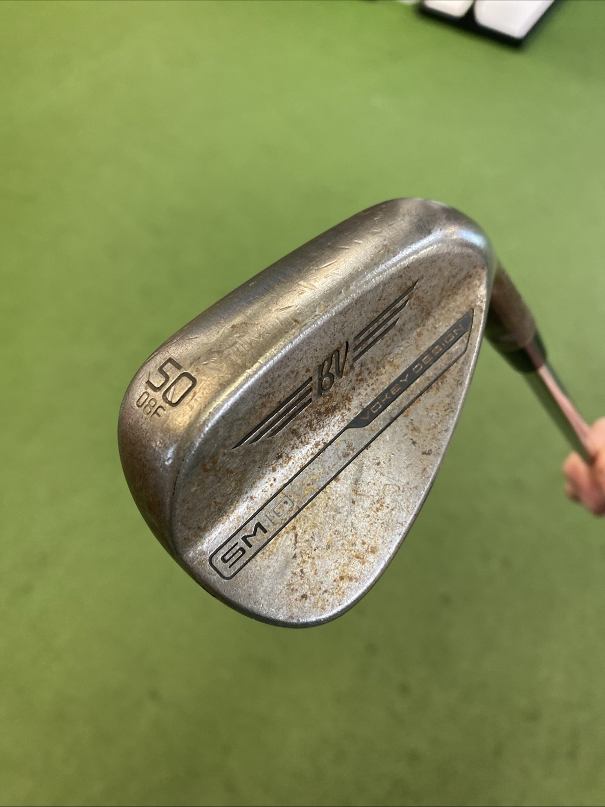 Tour Issue Titleist Vokey SM10 Raw 50.08* Gap Wedge Dynamic Gold Tour Issue S400 - Image 4