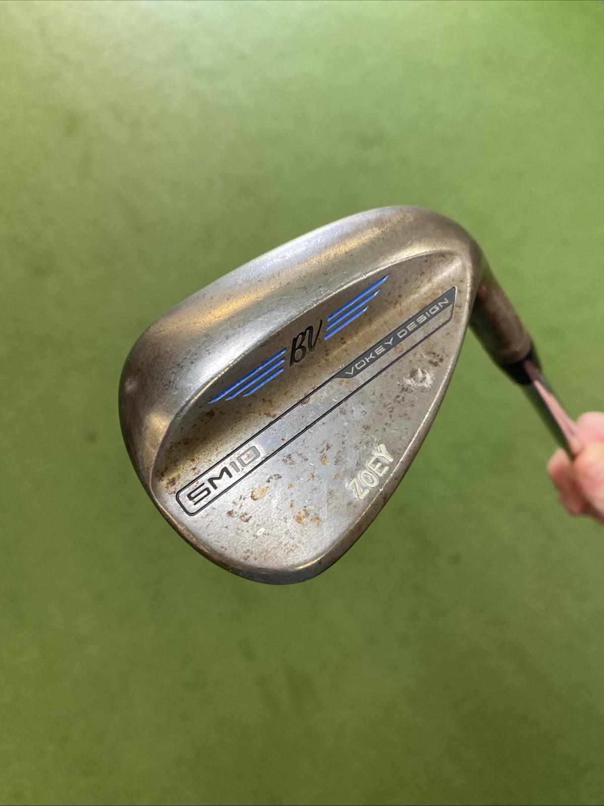 Tour Issue Titleist Vokey SM10 Raw 60* Lob Wedge Custom Grind Dynamic Gold X100 - Image 3