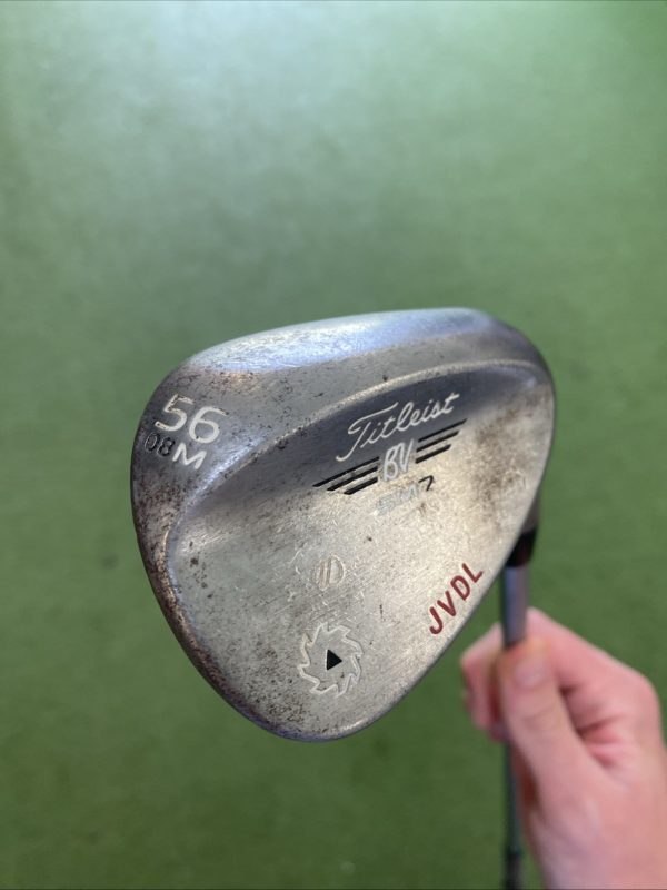 Tour Issue Titleist Vokey SM7 Raw 56.08* Sand Wedge KBS C-Taper Stiff Flex Steel