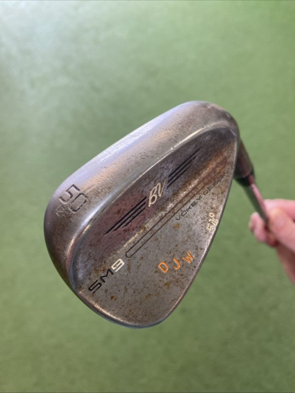 Tour Issue Titleist Vokey SM9 Raw 50.12* Gap Wedge Project X 6.5 Steel