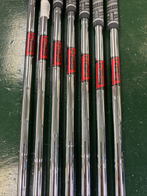 Used LH Mizuno Pro 241 Iron Set 4-PW KBS Tour 120g Stiff Flex Steel - Image 17