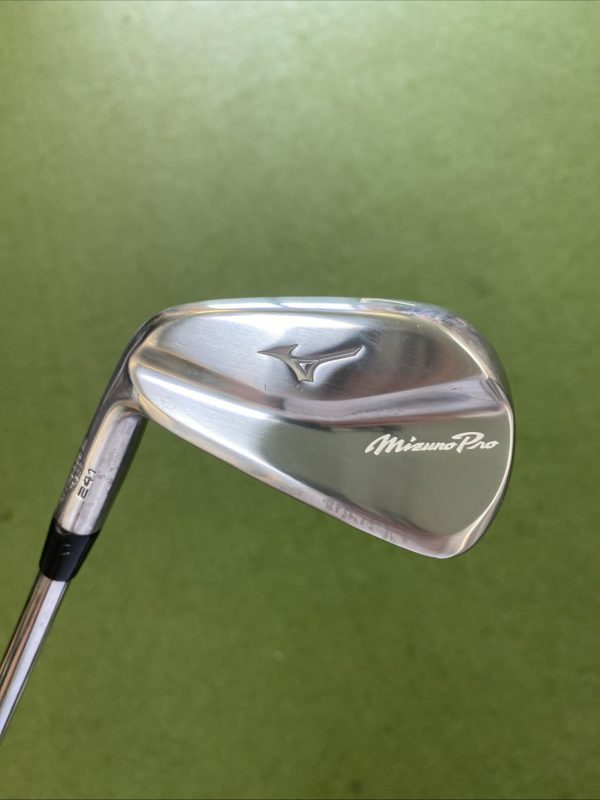 Used LH Mizuno Pro 241 Iron Set 4-PW KBS Tour 120g Stiff Flex Steel - Image 9