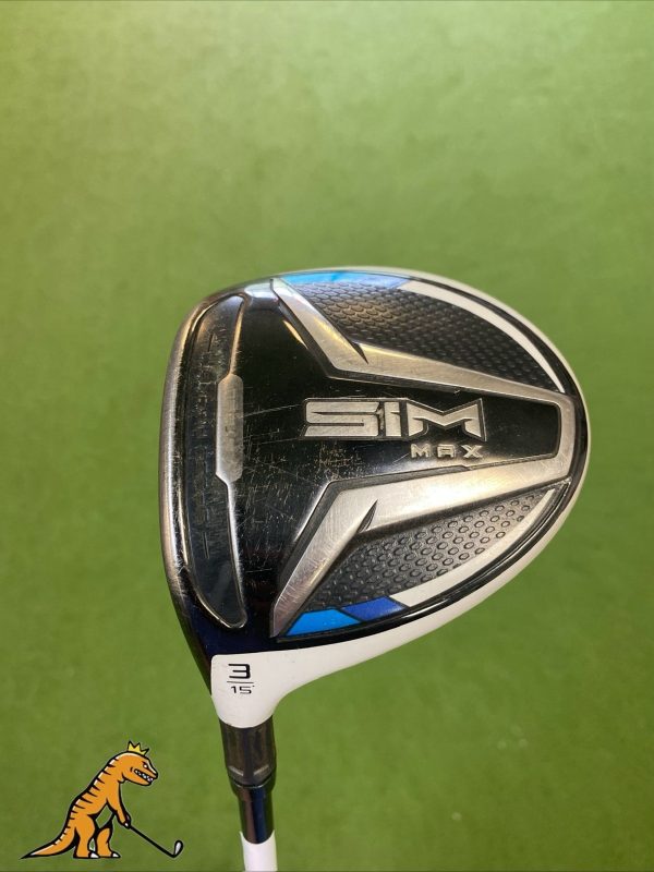 Used LH TaylorMade Sim Max 3 Fairway Wood 15* Fujikura Ventus Graphite Regular