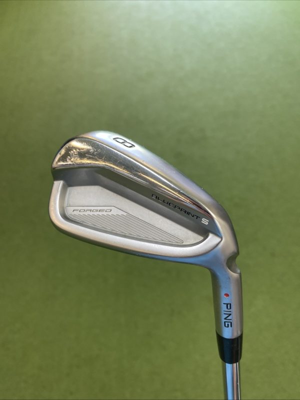 Used Ping Blueprint S Red Dot Iron Set 4-9 Iron Dynamic Gold Mid X100 Steel