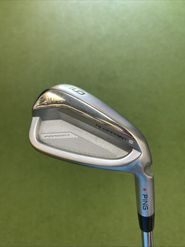 Used Ping Blueprint S Red Dot Iron Set 4-9 Iron Dynamic Gold Mid X100 Steel