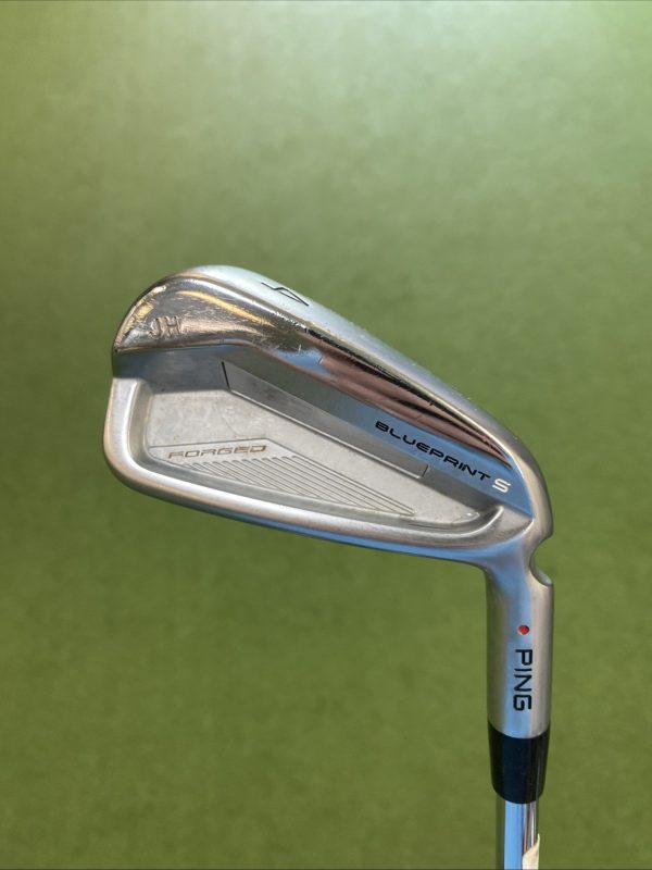 Used Ping Blueprint S Red Dot Iron Set 4-9 Iron Dynamic Gold Mid X100 Steel