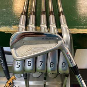Used Ping Blueprint S Red Dot Iron Set 4-9 Iron Dynamic Gold Mid X100 Steel