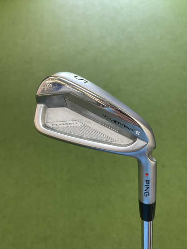 Used Ping Blueprint S Red Dot Iron Set 4-9 Iron Dynamic Gold Mid X100 Steel
