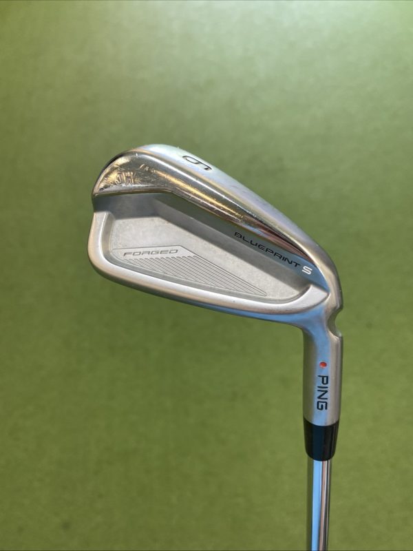 Used Ping Blueprint S Red Dot Iron Set 4-9 Iron Dynamic Gold Mid X100 Steel