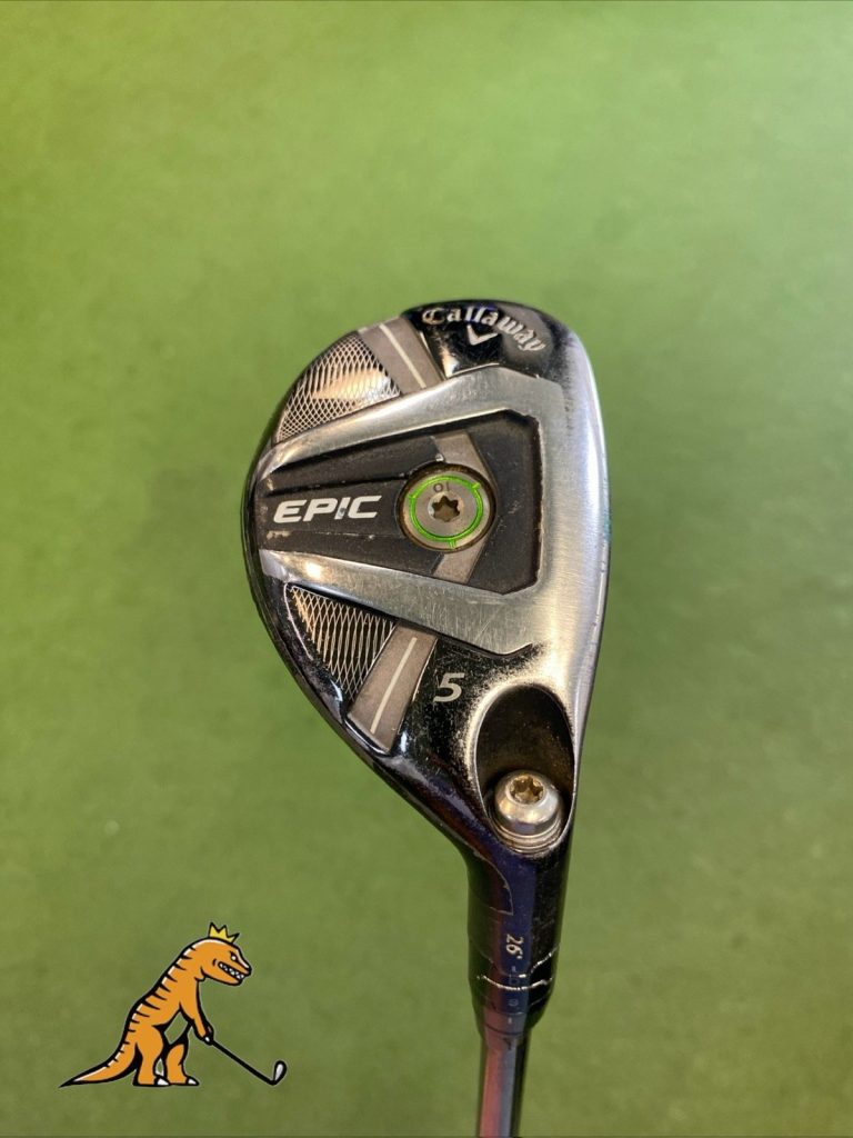 Used RH Callaway Epic 26* 5 Hybrid Recoil ES Graphite Seniors 5H