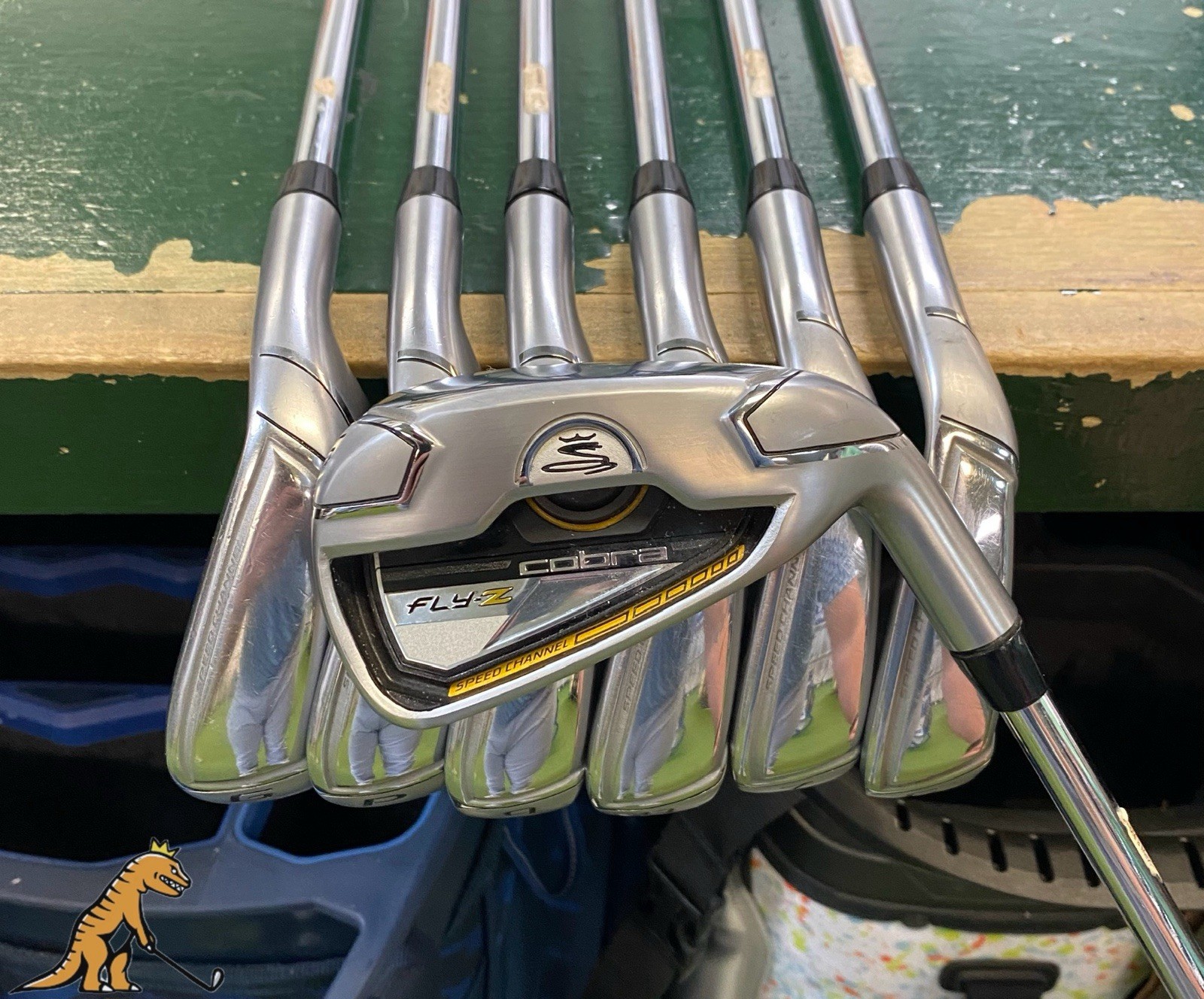 Used RH Cobra Fly Z Iron Set 5-PW-GW Fly Z Stiff Flex Steel