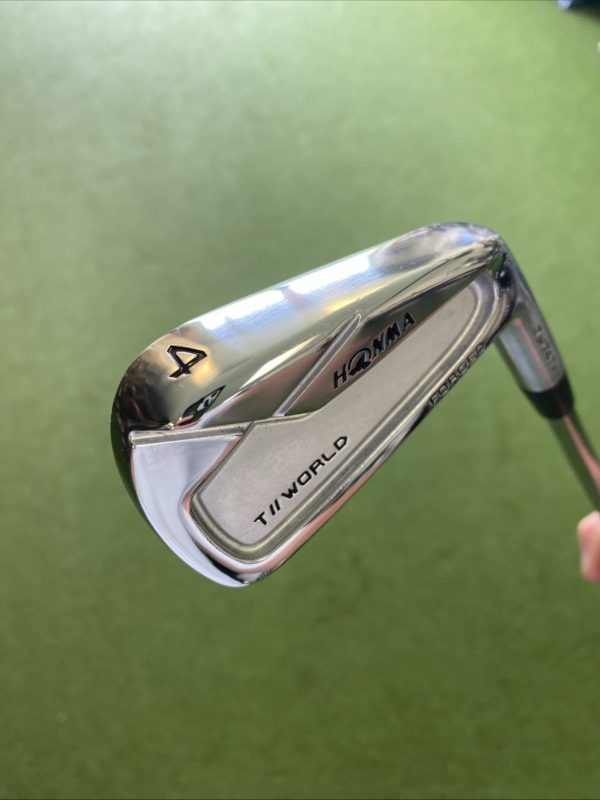 Used RH Honma TW 747 V 4 Iron Dynamic Gold Tour Issue S400 Steel - Image 3