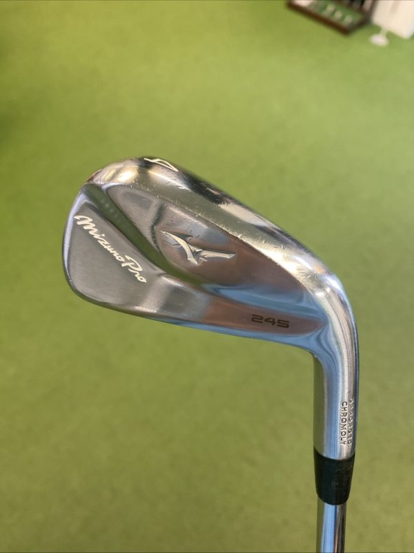 Used-RH-Mizuno-Pro-245-Iron-Set-4-PW-NS-Pro-Modus-Tour-105g-Stiff-Flex-Steel-357502562603-2