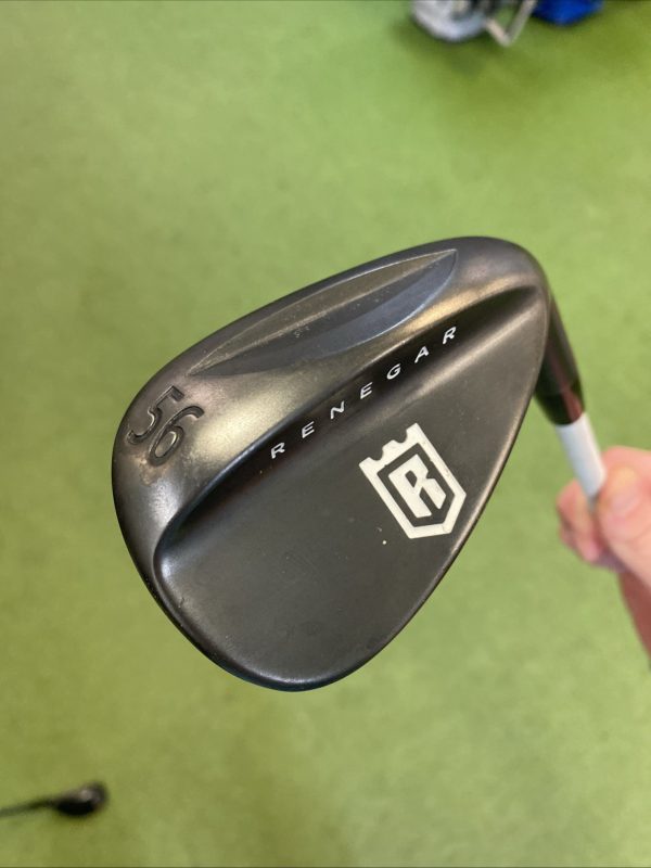 Used RH Renegar Black Wedge Set 56*, 60* Aldila Graphite Wedge Flex