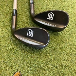 Used RH Renegar Black Wedge Set 56*, 60* Aldila Graphite Wedge Flex