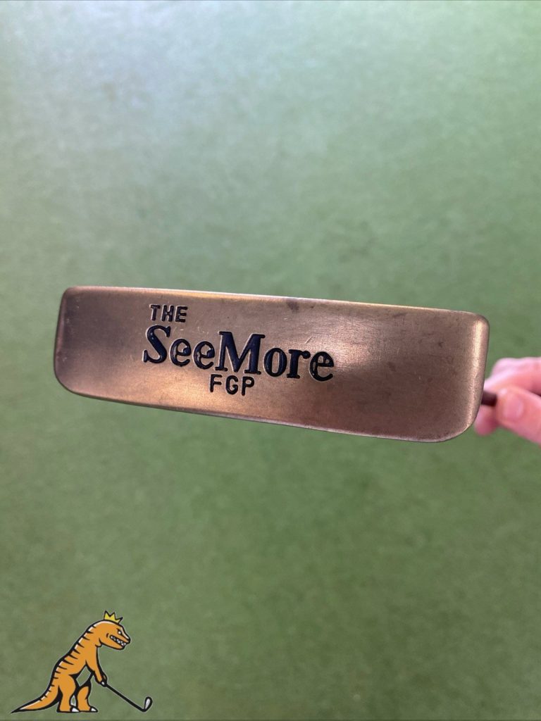 Used RH SeeMore FGP Center Shaft 35” Blade Putter + HC