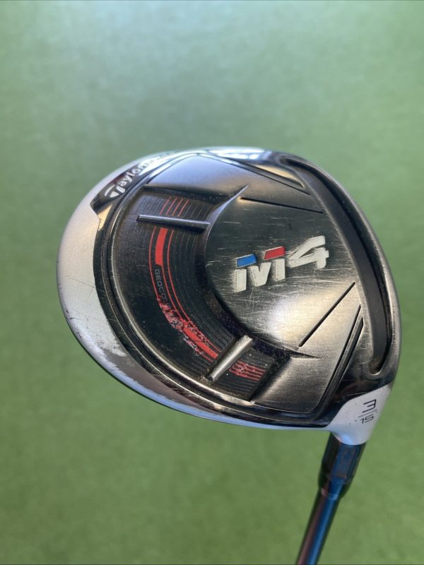 Used RH TaylorMade M4 15* 3-awood UST Helium Graphite Seniors