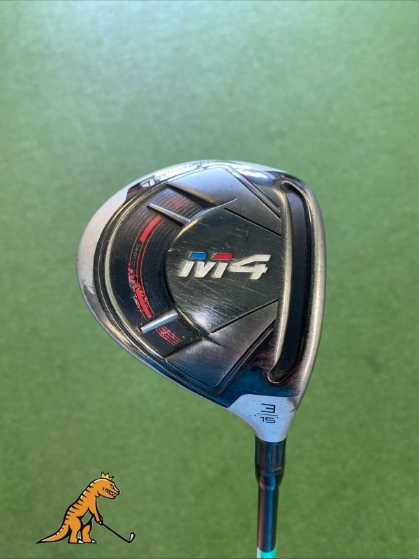 Used RH TaylorMade M4 15* 3-awood UST Helium Graphite Seniors