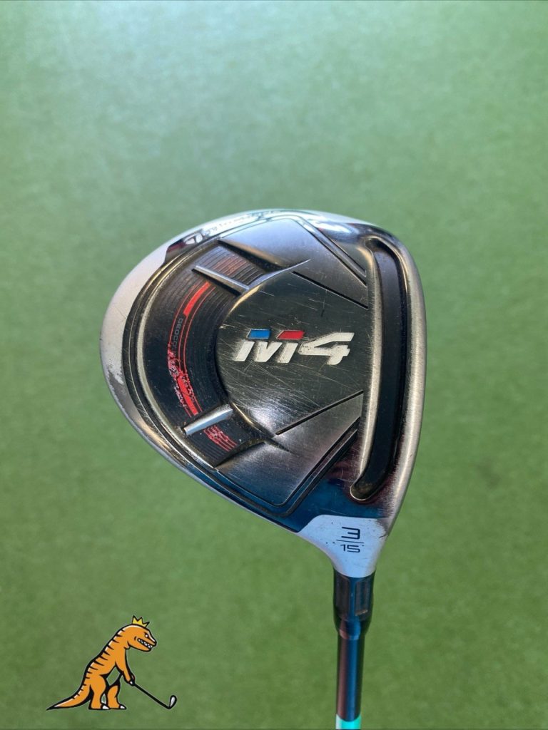 Used RH TaylorMade M4 15* 3-awood UST Helium Graphite Seniors