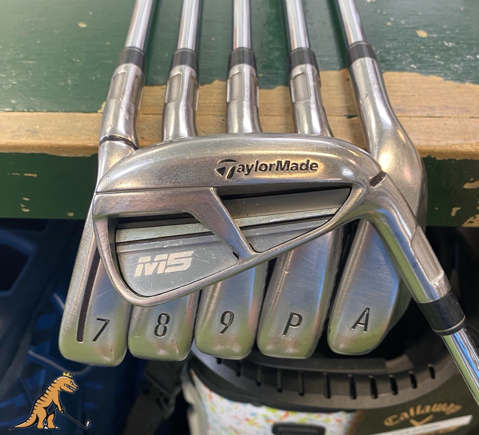 Used RH TaylorMade M5 Iron Set 6-PW-GW NS Pro Steel Regular Flex